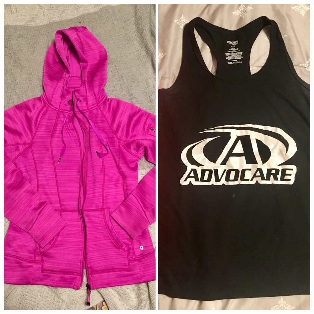 Advocare tank and 90 degree hoodie bundle